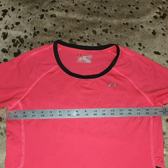 Vibrant Pink and Black Athletic Tee - Picture 2 of 4